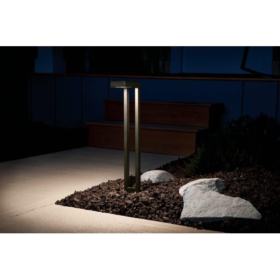 12V Two Arm Path Light Textured Black, 22.00x6.00x3.00