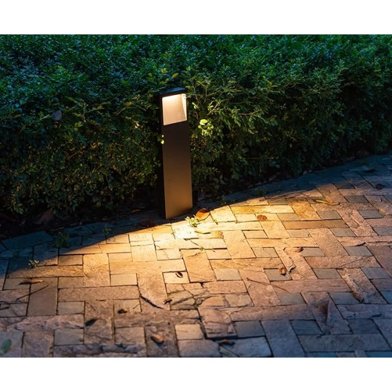 LED Landscape Path Lights-Beveled Emitting,10 Watts, 2 ft/ 60cm Height,Waterproof Aluminum Outdoor Gardern Accent Pathway and Spread Area Lighting,Warm White 3000K(100-240V AC)