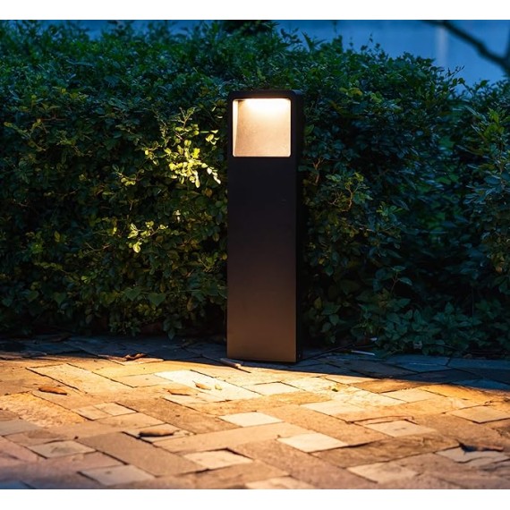 LED Landscape Path Lights-Beveled Emitting,10 Watts, 2 ft/ 60cm Height,Waterproof Aluminum Outdoor Gardern Accent Pathway and Spread Area Lighting,Warm White 3000K(100-240V AC)