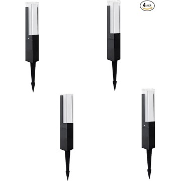 LED Landscape Path Lights Wired 7W,Outdoor Lighting with Aluminum Ground Stake,Waterproof IP65 3000K Warm White for Walkway,Garden,Yard,4 Pack