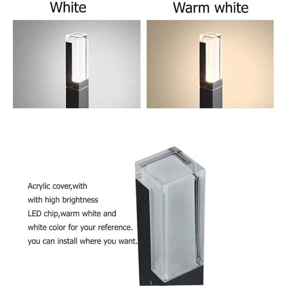LED Landscape Path Lights Wired 7W,Outdoor Lighting with Aluminum Ground Stake,Waterproof IP65 3000K Warm White for Walkway,Garden,Yard,4 Pack