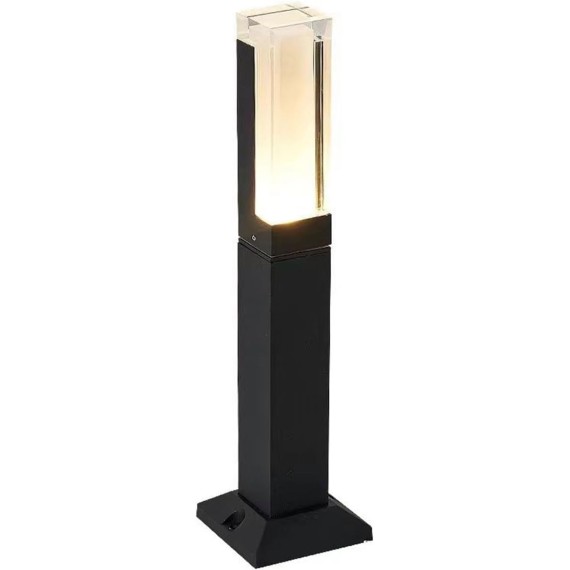 Outdoor Wall Lights IP65 Waterproof Pathway Post Lights Outdoor Landscape Path Bollard Light Modern Aluminum Lawn Floor Lantern for Garden Patio Courtyard Driveway Decoration Waterproof Pillar Lamp(Wa