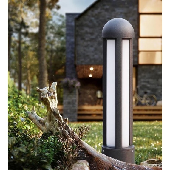 Modern Pathway Light Outdoor LED Bollard Landscape Path Light, Waterproof Aluminum Housing for Garden, Courtyard, Driveway, Walkway