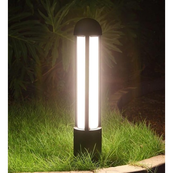 Modern Pathway Light Outdoor LED Bollard Landscape Path Light, Waterproof Aluminum Housing for Garden, Courtyard, Driveway, Walkway