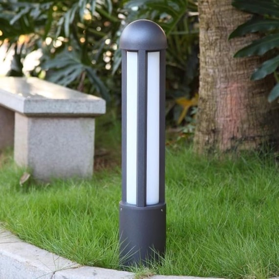 Modern Pathway Light Outdoor LED Bollard Landscape Path Light, Waterproof Aluminum Housing for Garden, Courtyard, Driveway, Walkway