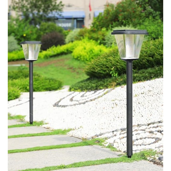 Solar Pathway Lights Outdoor Solar Powered Garden Light IP65 Waterproof Landscape Lighting Auto On/Off Solar Yard Lights for Walkway Driveway Landscape Lighting